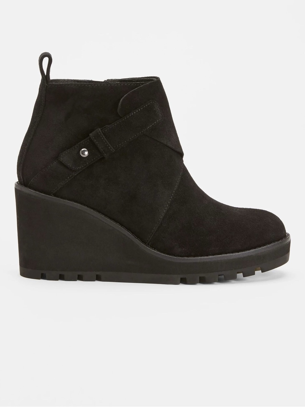 Eileen Fisher Tinker Wedge Suede Bootie, 9.5